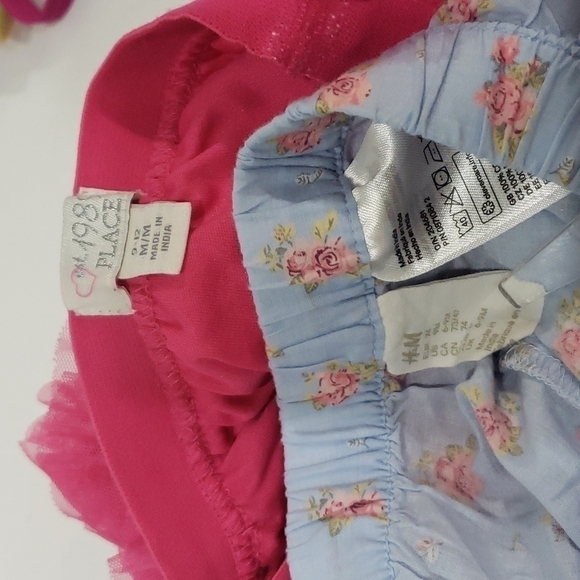 5/$30 NWOT H&M Floral Ruffle Shorts + PLACE Ruffle Skirt + Floral Headband - Picture 5 of 6